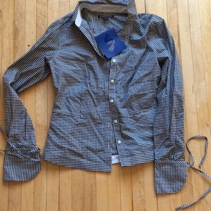 checked blouse